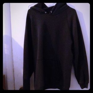 Black pullover. Not faded bad.